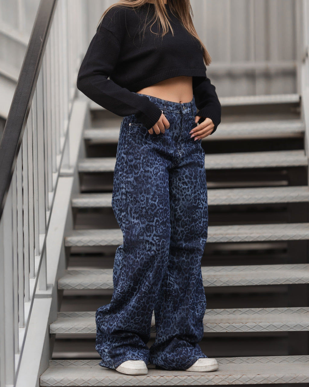 Leopard Denim