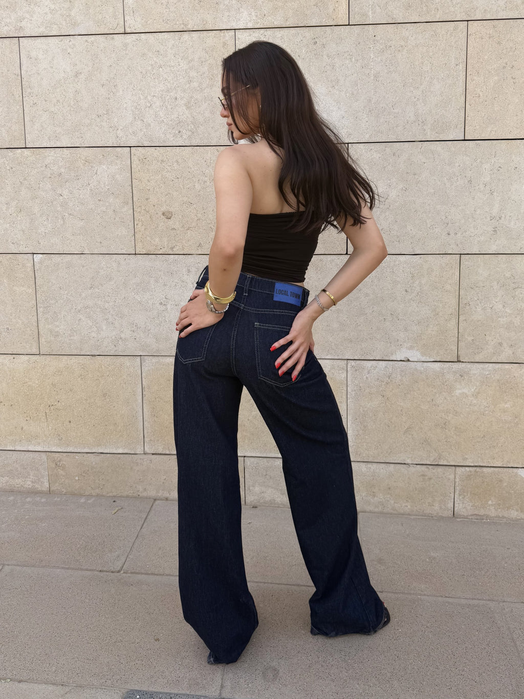 Wide-Leg Denim