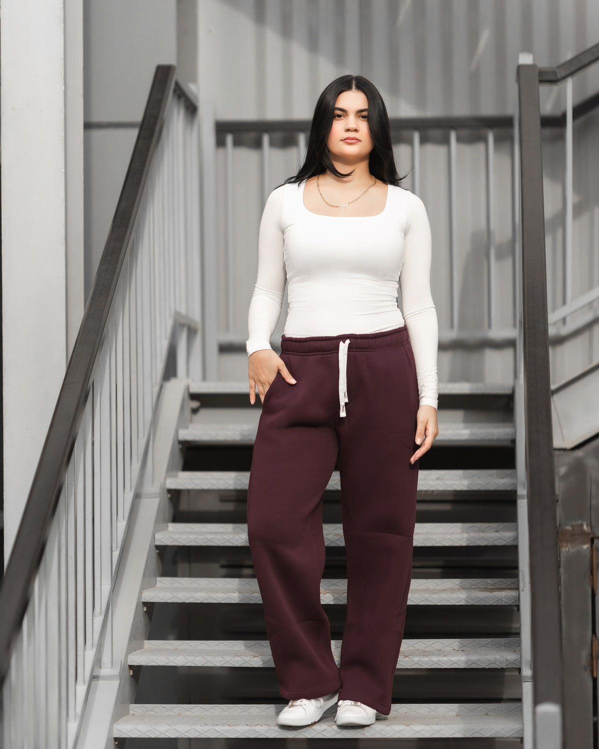 Wide-Leg Sweatpants