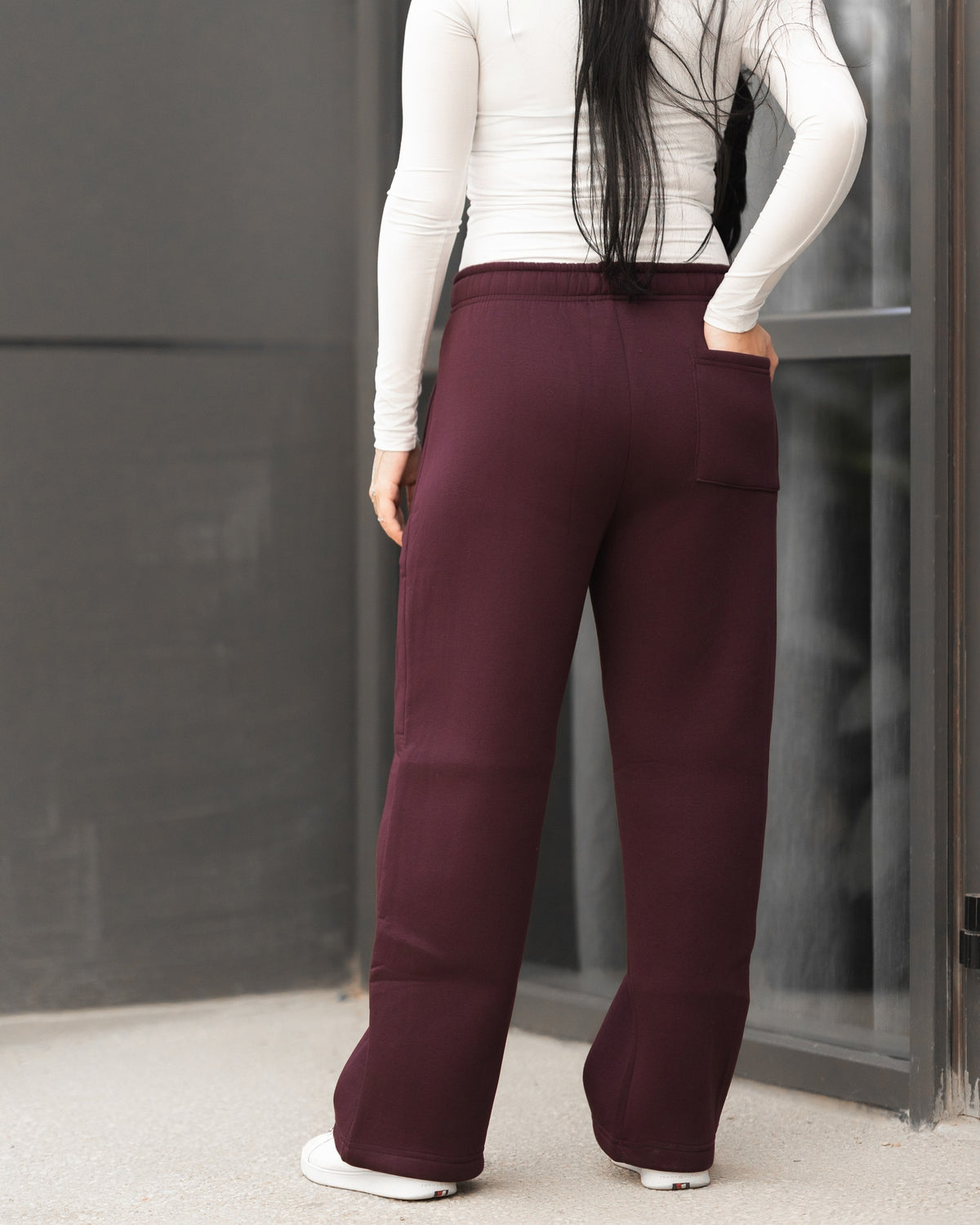 Wide-Leg Sweatpants
