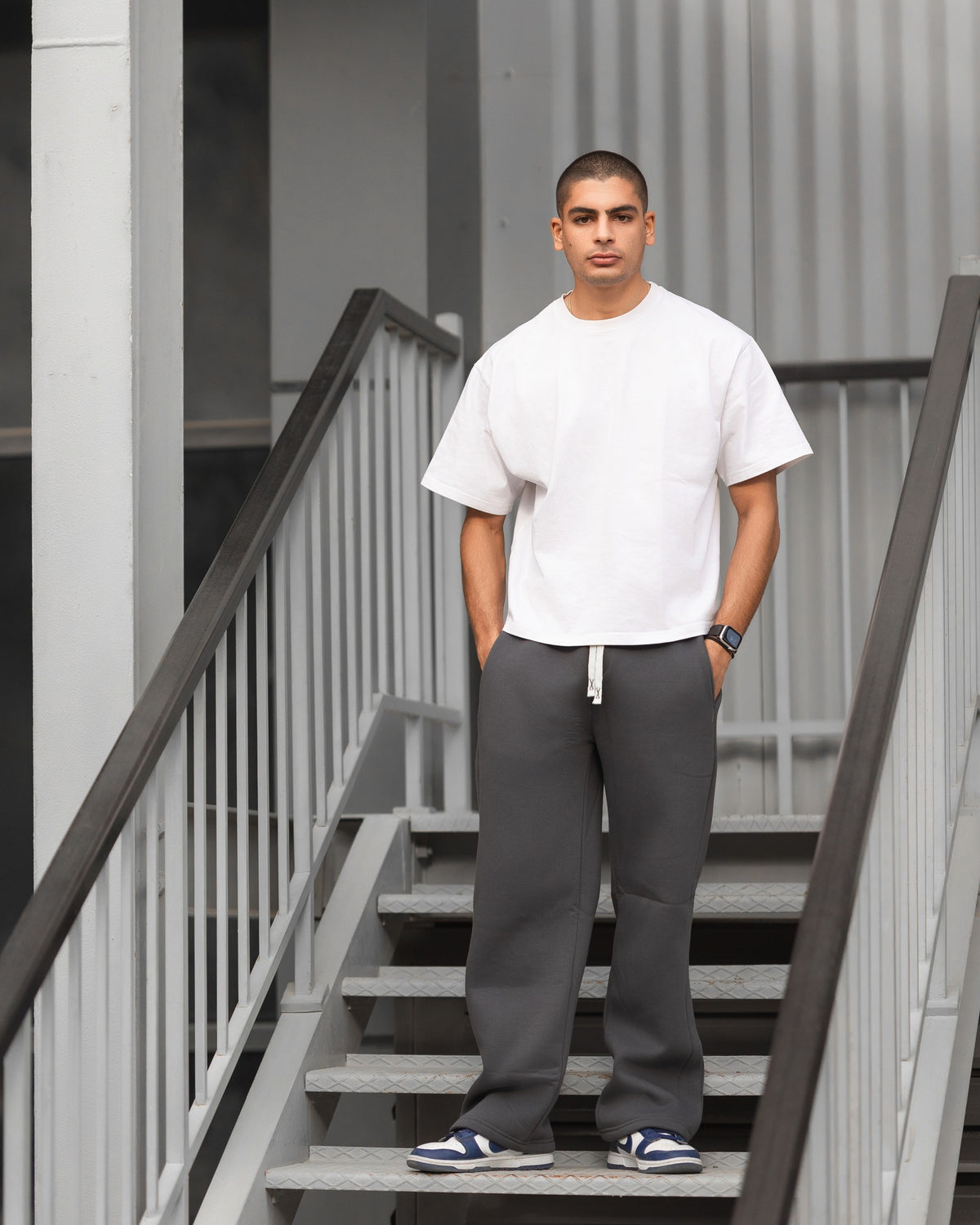 Wide-Leg Sweatpants